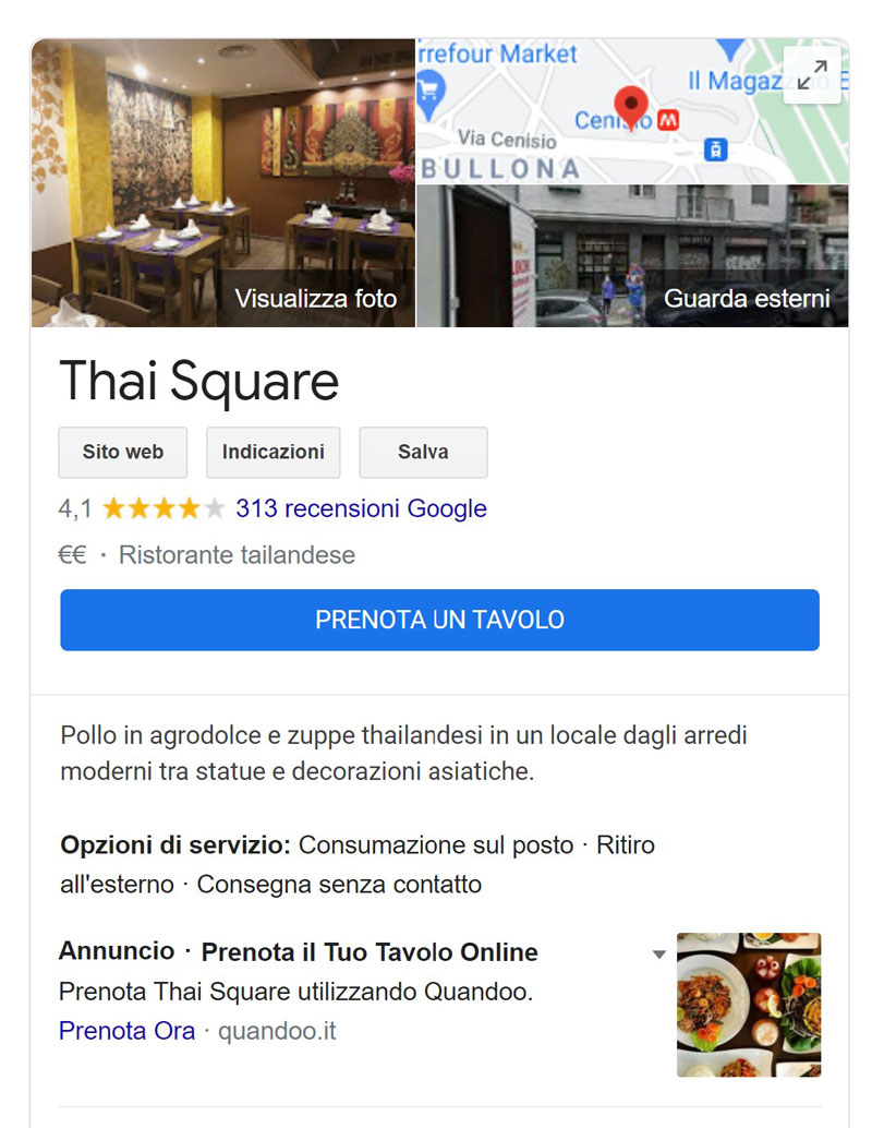 Mappe Google Thai Square